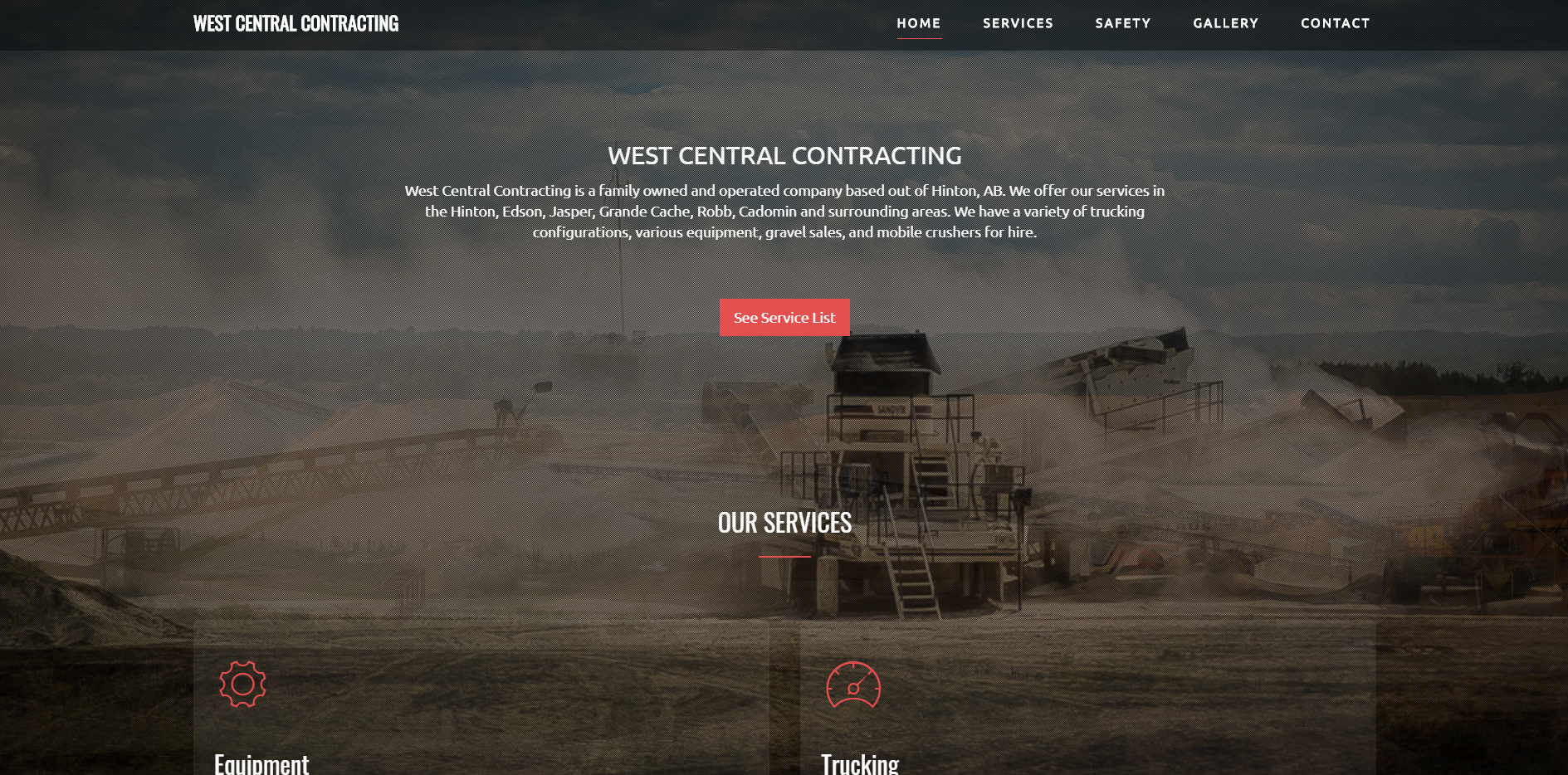 West Central Concracting - Hinton, AB